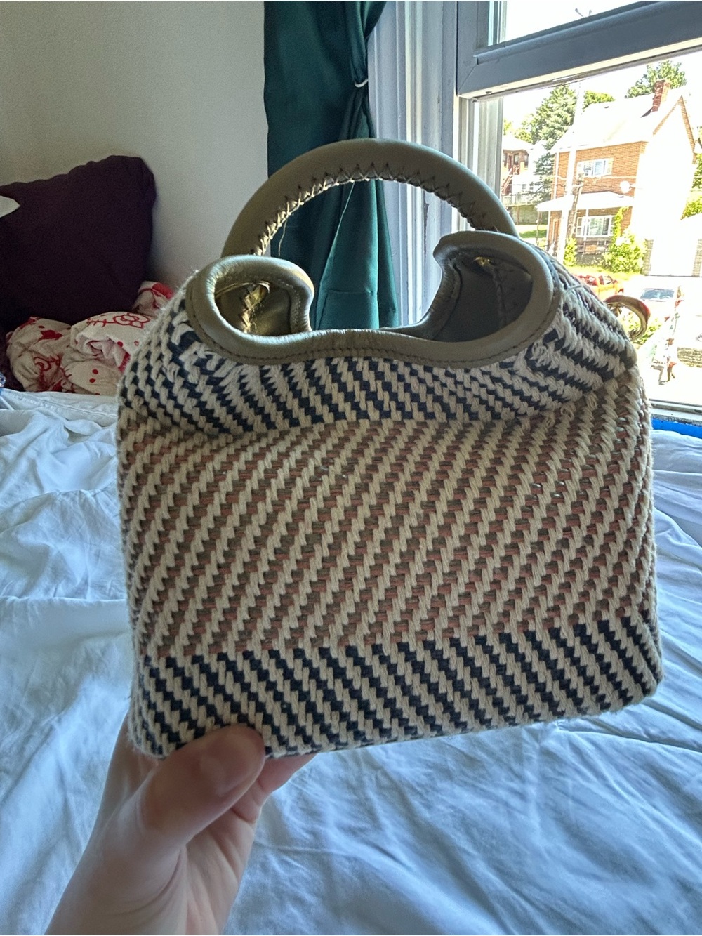 Elleme woven mini bag!